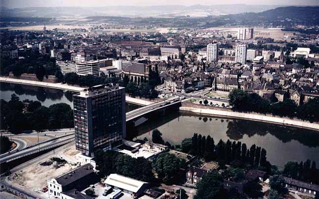 Photo historique de Thionville ou de la Moselle